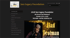 Desktop Screenshot of jazzlegacyfoundation.org