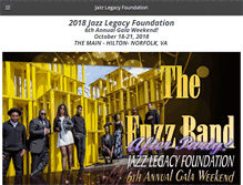 Tablet Screenshot of jazzlegacyfoundation.org